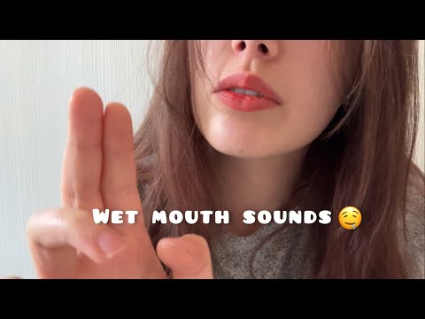 ASMR / Caressing , Soft Mouth Sounds But Talk
