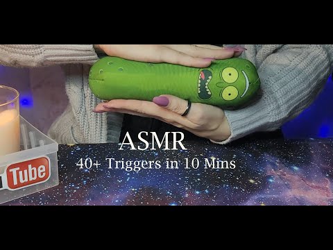 40 ASMR Triggers in 10[ish] Minutes !!