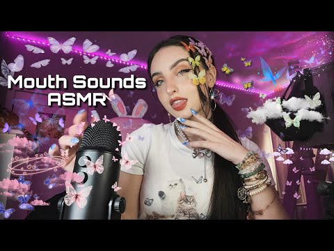 Fast & Aggressive Mouth Sounds ASMR ( wet/dry ) Cupped Mouth Sounds, Hand Sounds, Nail Tapping