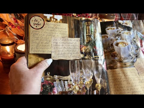 ASMR Christmas stories from 2021. Crinkly journal! (Soft Spoken) Learning about CustomSticker.com!