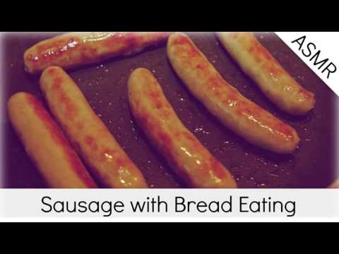 ASMR Sausages with Bread Eating l Sounds Mouth Sounds
