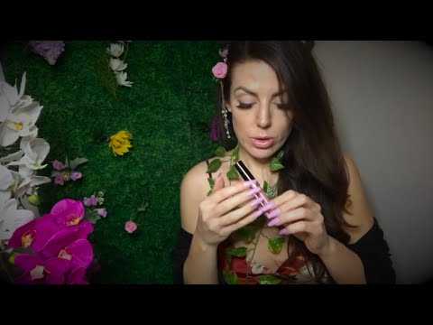 gypsy nymph charms u to sleep | ASMR tapping scratching triggers no whispering