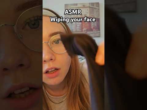 cleaning your face #asmr #personalattention