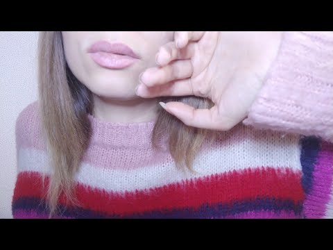 ASMR💗 SCRATCHING pullover| wool sweater
