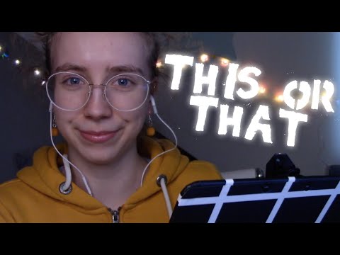 [ASMR] Asking you This or That Questions 🍕🫧 (+ soft rain sounds 🌧)