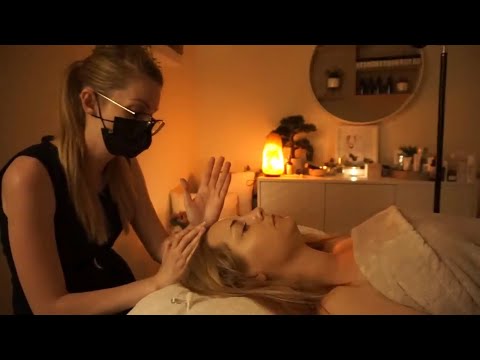 ASMR Soft Spoken Dreamy Spa Facial Experience to help you sleep | For Glowing healthy skin.