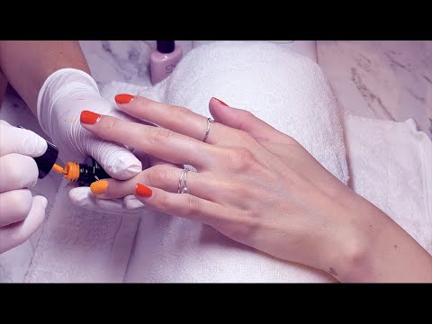 ASMR NAIL ARTIST DOES MY NAILS 💅 1st Time Shellac Manicure (Personal Attention, German/Deutsch)