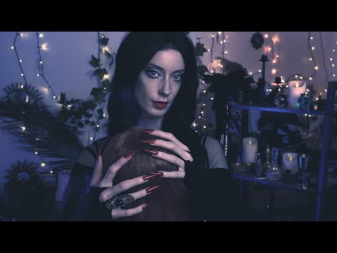 ASMR 🌹 Scalp Exam & Treatment With Morticia Addams  🖤  Ep 14/14 🕸️ Personal Attention, Hair Brushing