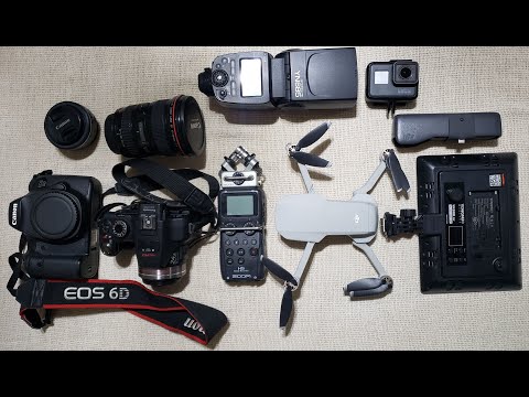 ASMR mostrando meus equipamentos foto, áudio e vídeo