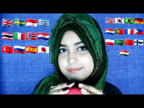 ASMR How To Say "Tuesday" In Different Languages (TimeStamps👇)