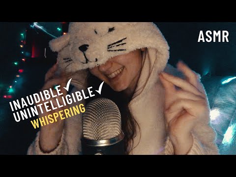 ASMR Inaudible/Unintelligible Whispering + Fast & Aggressive Hand Sounds