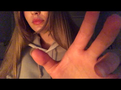 ASMR hand sounds & hand movements w/ some scratch tapping