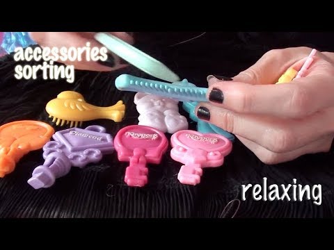 asmr sorting accessories 80's
