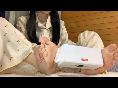 ASMR耳かき foot earpick for sleep