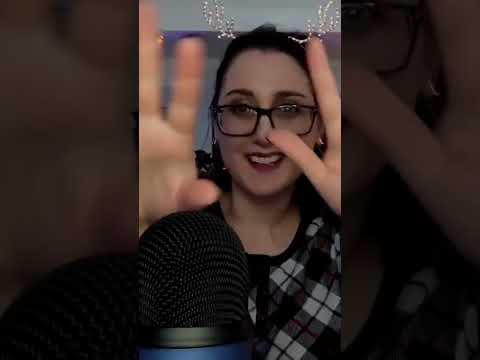 BOOM IN YOUR FACE 💥 HAND MOVEMENTS AND MOUTH SOUNDS #short #asmr