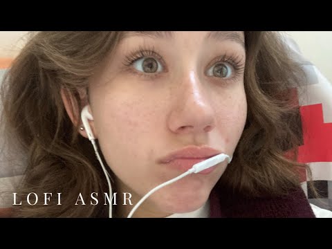 asmr | up close mouth sounds and hand movements
