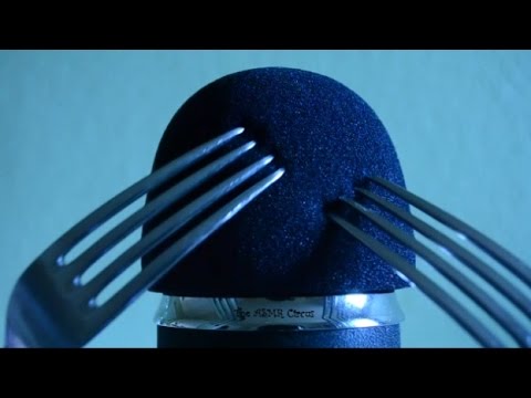 ASMR Forks Scratching Your Ears . Whispering