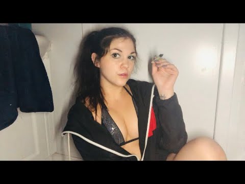 HITCHHIKER ROLEPLAY [ASMR] gum chewing, joint rolling, tapping & assorted triggers