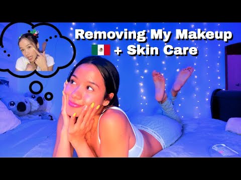 ASMR Removing My Makeup + Skin Care Whispering