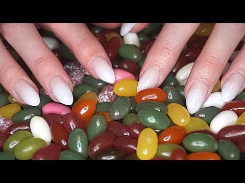 ASMR with Jellybeans [Sorting, Rummaging, Tapping]