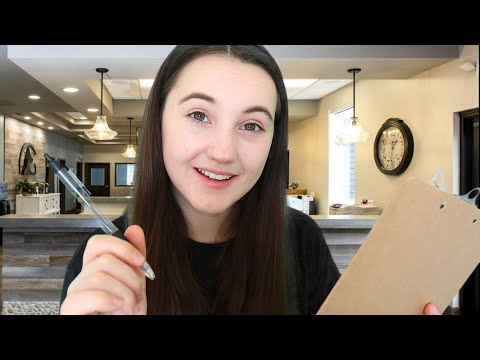 ASMR | Doctor's Receptionist Check-In Roleplay (Soft Spoken)