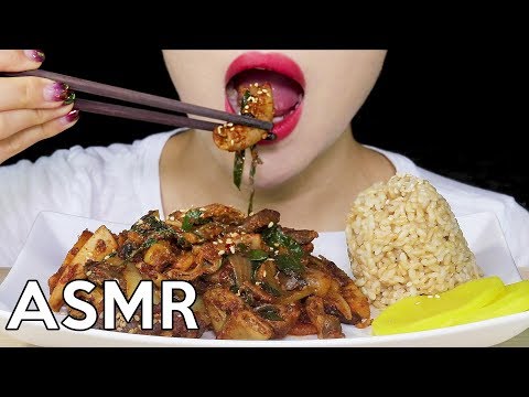 ASMR Stir-fried GOPCHANG (Beef Intestines) 곱창볶음 리얼사운드 먹방 Eating Sounds