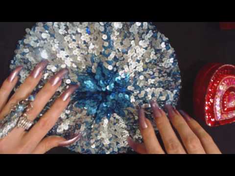 ASMR Request ~ Sparkly Sequin Scratching & Tapping