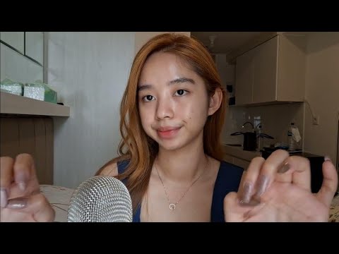 ASMR body triggers, fabric scratching, collarbone tapping & lotion application💙