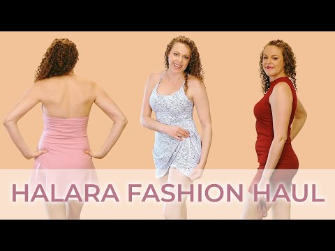 ASMR Try On Fashion Haul & 3Dio Whispers | Dresses with Pockets- Yes Please!! Halara Review Modeling