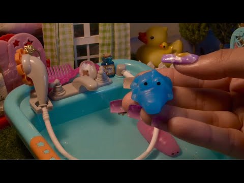 ASMR Squishy Bath Time 🫧(mouth sounds + cute tingles)