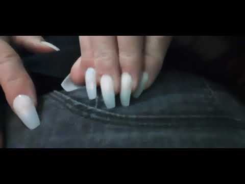 ASMR jean fabric scratching 💜 - The ASMR Index