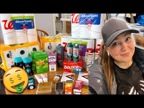 ASMR| Huge Extreme Couponing + Clearance HAUL 😍