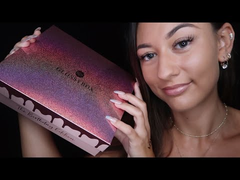 [ASMR] Glossybox Unboxing (Whispering, Tapping & Crinkling) ♡
