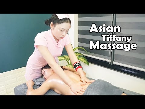 [ASMR Relax Massage] Nurse Tiffany will relieve your fatigue with Coconut oil injection "Back part2"