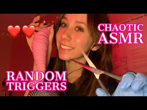 ASMR | 30 minutes of random and chaotic ASMR (figuring out what you like)