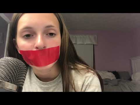 ASMR DUCK TAPE TALKING AND PERSONAL ATTENTION TRIGGERS