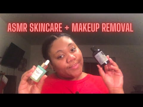ASMR | Skincare Routine + Removing Makeup: 12 Days of Christmas Day 3