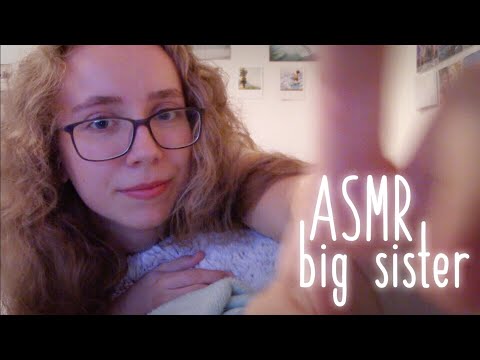 ASMR role play || Hang out with your big sister || personal attention, reading you to sleep 👩‍👧📕