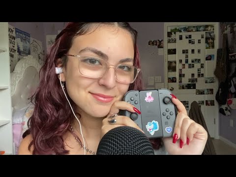 ASMR | gaming triggers (tapping, rambles, button clicking)
