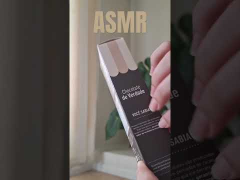 ASMR UNBOXING| CHOCOLATE QUENTE NO PALITO #satisfying #asmrsounds #unboxing #tapping