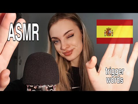ASMR CZ| Nauč Se Semnou Španělsky | spanish trigger words| relaxing whisper/šeptání