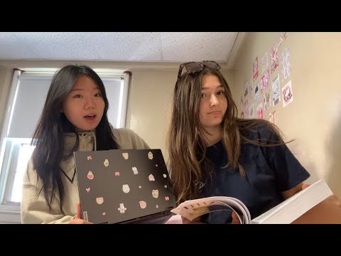 asmr hanging out with ur college friends ♡