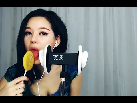 섹시하고 귀엽게 ASMR 🍭  lollipops licking sexy~^__^ Candy