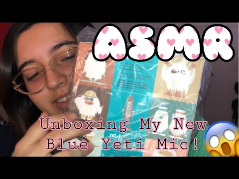 ASMR: Unboxing My New Blue Yeti Microphone! | Soft Spoken