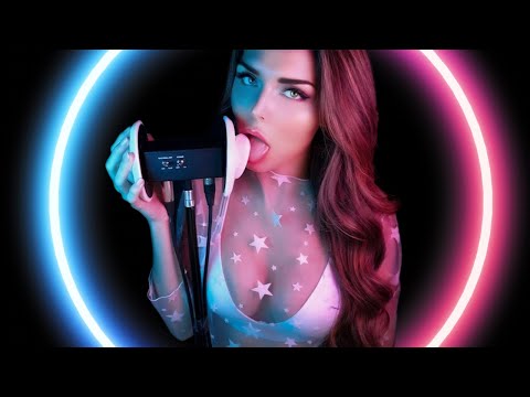 ASMR Ear Eating with SLOW + GENTLE Licking 👅 + Deep Breathing 😮‍💨 (Relaxing Mouth Sound in 4k)