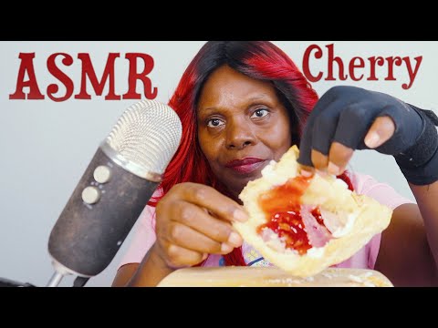 ARBY'S CHERRY TURNOVER ASMR EATING SOUNDS