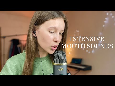ASMR FAST AND INTENSIVE MOUTH SOUNDS 👄 [tk tk, whistling, breathing, tongue sounds]