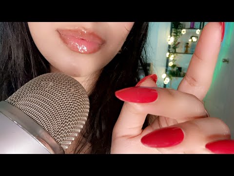 ASMR~ Upclose Inaudible Whisper & Mouth Sounds (Clicky Whispers)