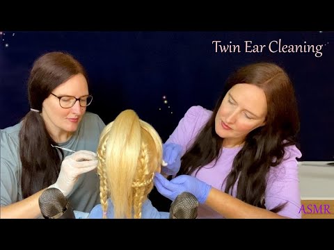 ASMR Brain Melting ~ Twin Ear Cleaning with Dental Picks (Binaural)