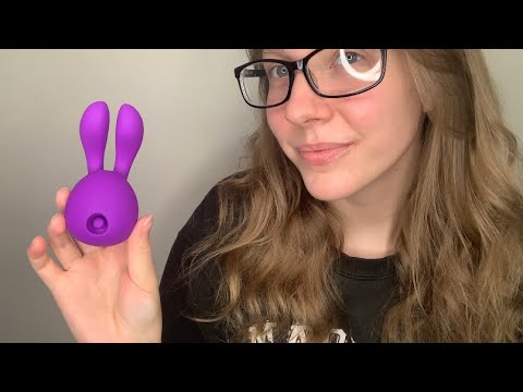 ASMR Unboxing + Reviewing Funzze Adult Toy - Bunny Vibrator